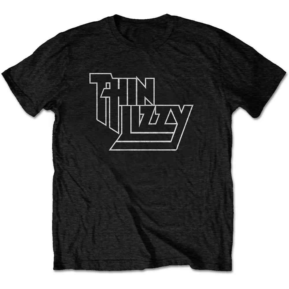 Thin Lizzy - Logo Heren T-shirt - Zwart